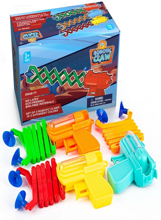 Pick A Toy Robotic Claw Toy for Kids - 3 Pack Robotic Grabber Set, Fun and Interactive Grasping Toy, Ages 3+ - Image 1